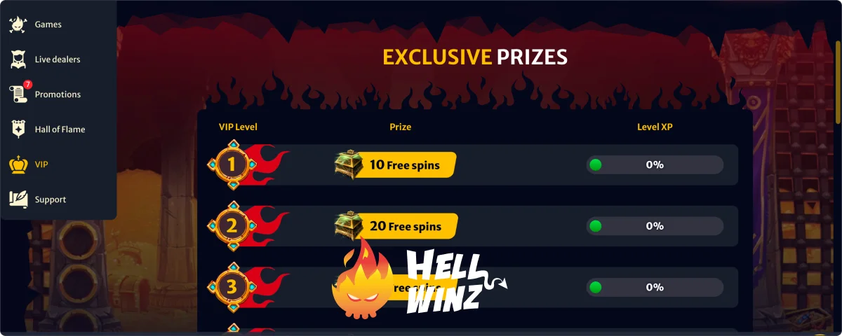 Hellwinz Spilavíti á netinu